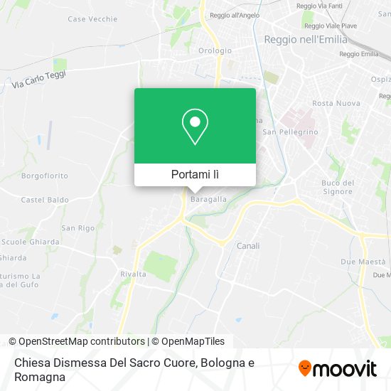 Mappa Chiesa Dismessa Del Sacro Cuore