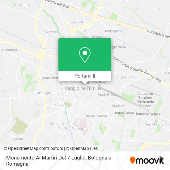 Mappa Monumento Ai Martiri Del 7 Luglio