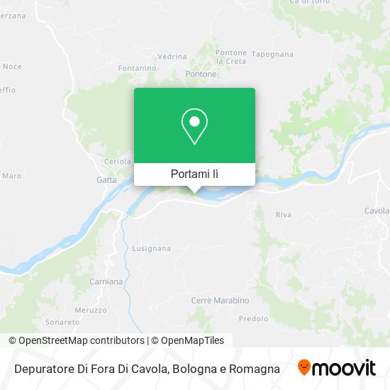 Mappa Depuratore Di Fora Di Cavola