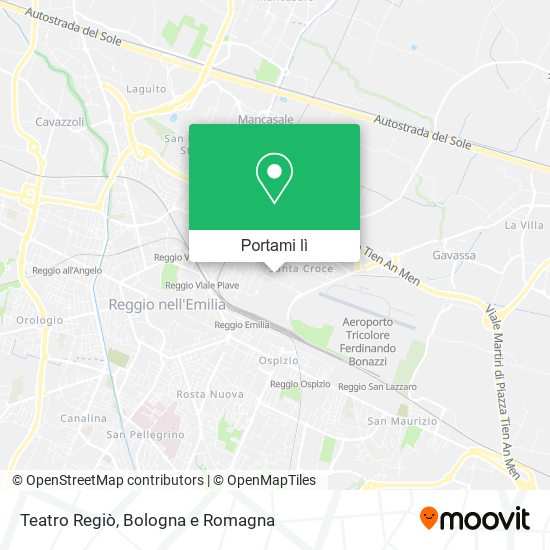Mappa Teatro Regiò