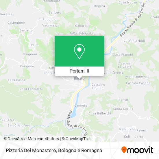 Mappa Pizzeria Del Monastero