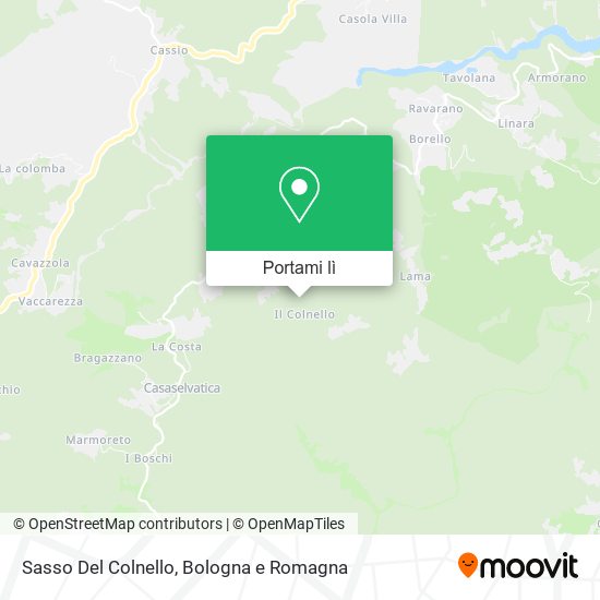 Mappa Sasso Del Colnello