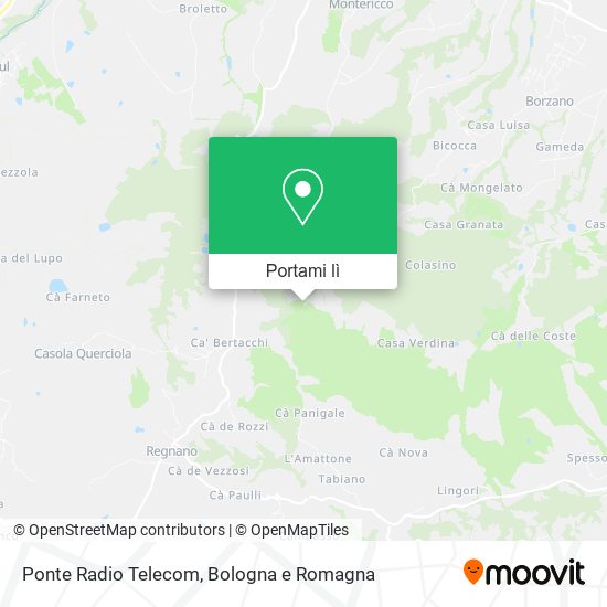 Mappa Ponte Radio Telecom