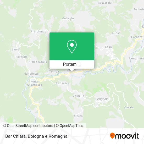 Mappa Bar Chiara