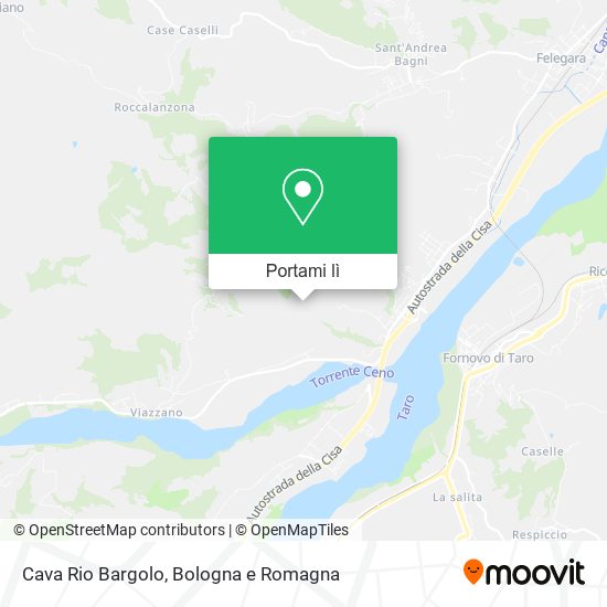 Mappa Cava Rio Bargolo