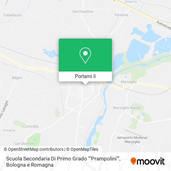 Mappa Scuola Secondaria Di Primo Grado ""Prampolini""