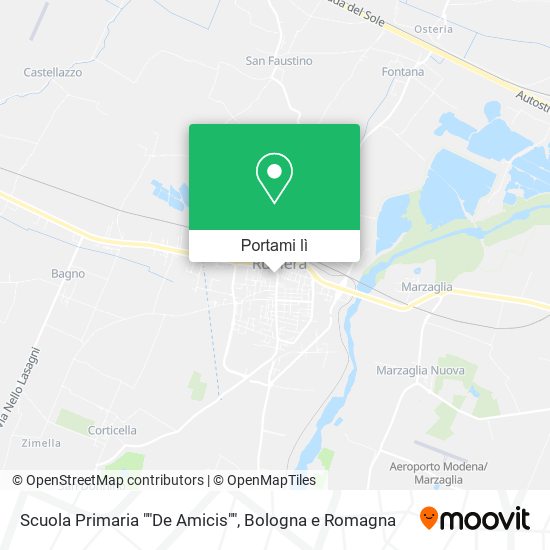 Mappa Scuola Primaria ""De Amicis""