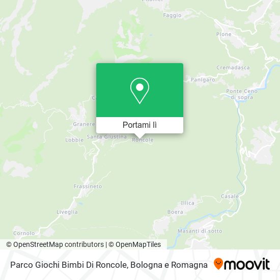 Mappa Parco Giochi Bimbi Di Roncole