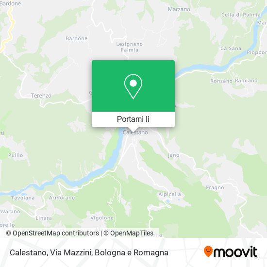 Mappa Calestano, Via Mazzini