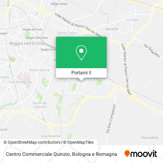 Mappa Centro Commerciale Quinzio