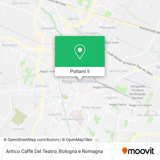 Mappa Antico Caffè Del Teatro