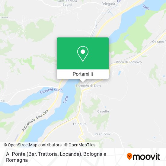 Mappa Al Ponte (Bar, Trattoria, Locanda)