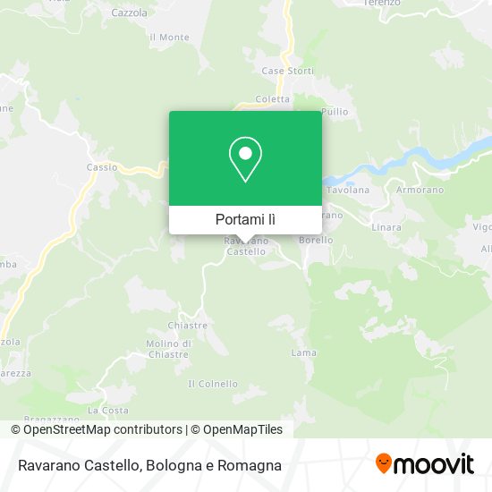 Mappa Ravarano Castello