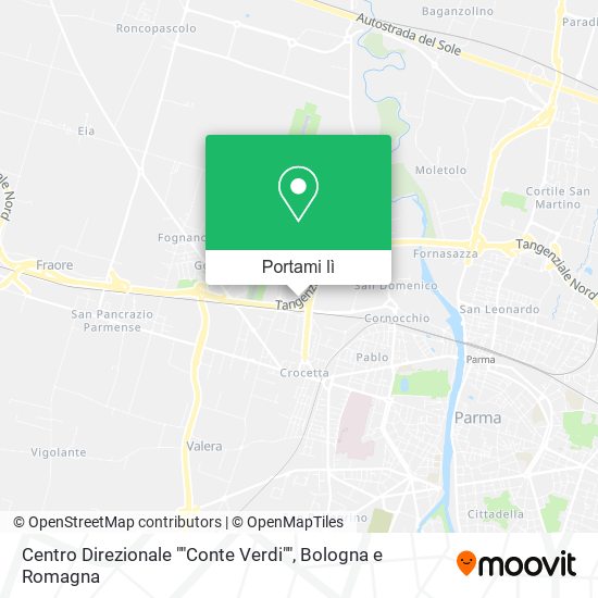 Mappa Centro Direzionale ""Conte Verdi""