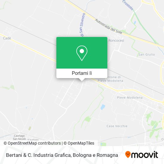 Mappa Bertani & C. Industria Grafica