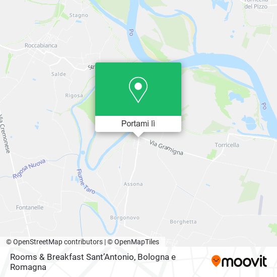 Mappa Rooms & Breakfast Sant’Antonio