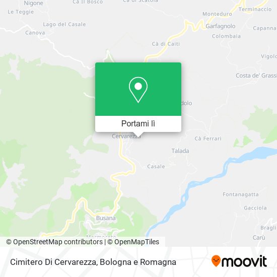 Mappa Cimitero Di Cervarezza