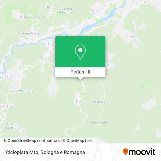 Mappa Ciclopista Mtb