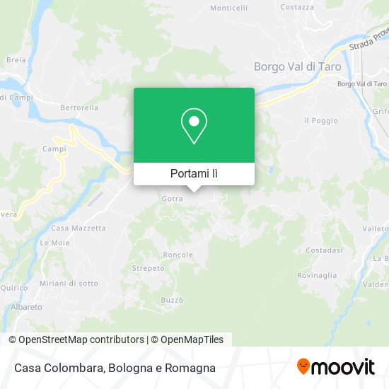 Mappa Casa Colombara