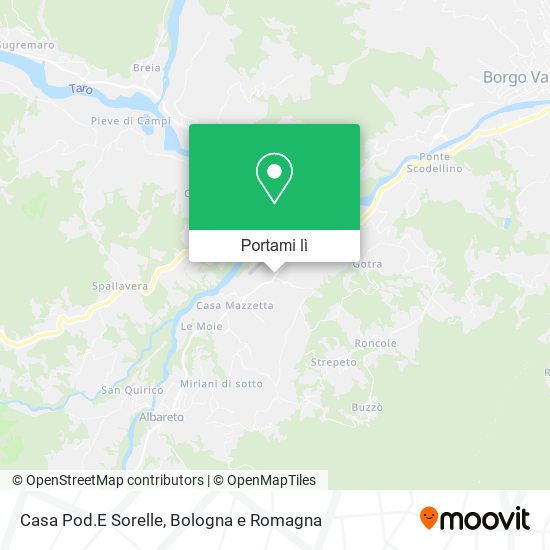 Mappa Casa Pod.E Sorelle