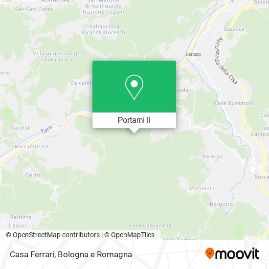 Mappa Casa Ferrari