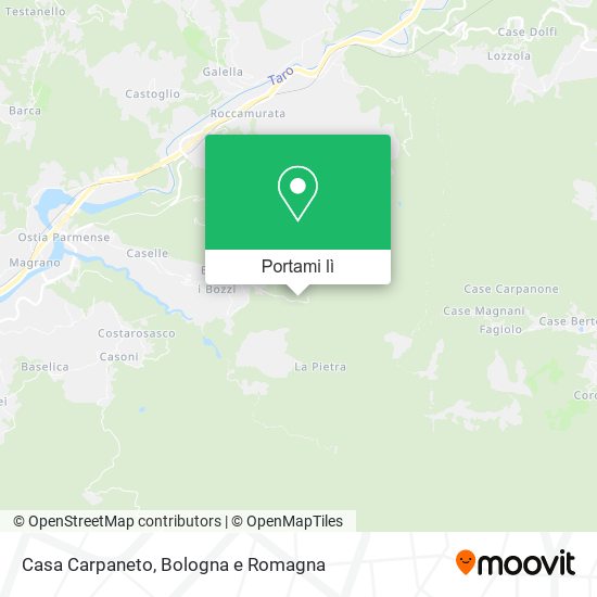 Mappa Casa Carpaneto