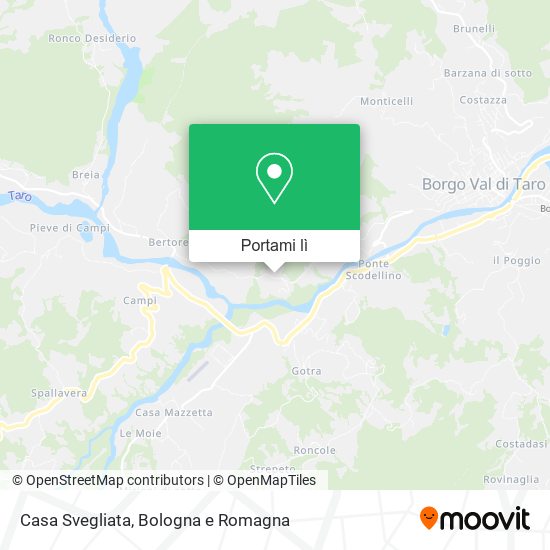 Mappa Casa Svegliata