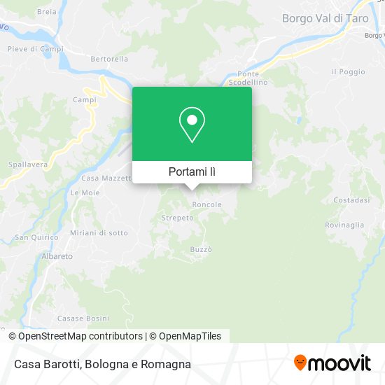 Mappa Casa Barotti