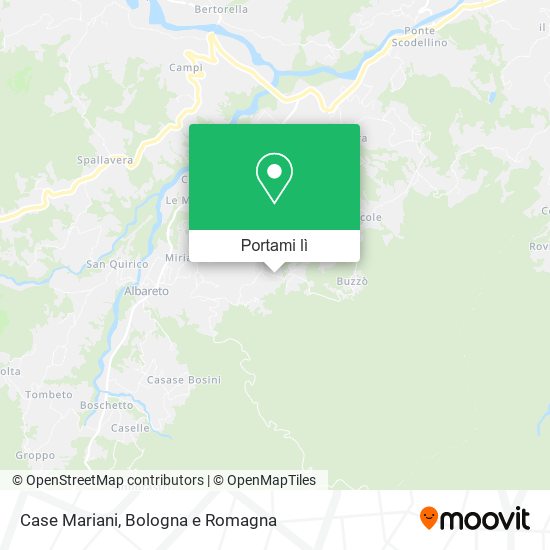 Mappa Case Mariani