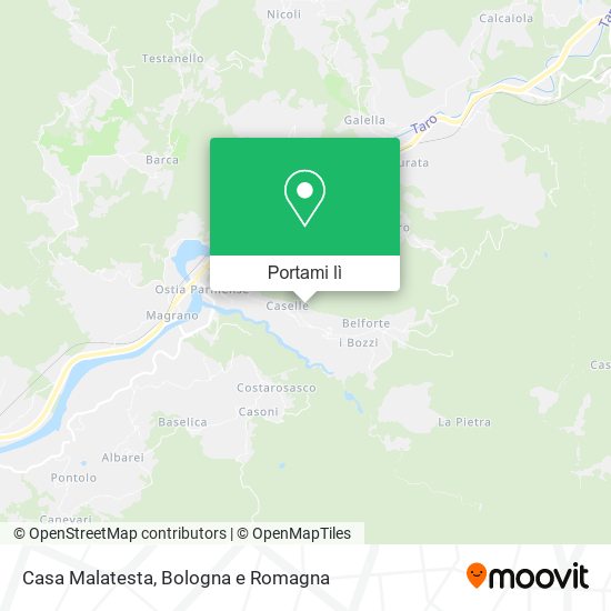 Mappa Casa Malatesta