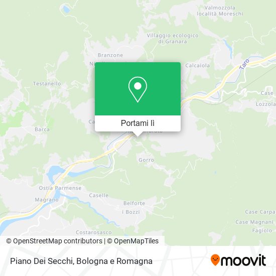 Mappa Piano Dei Secchi