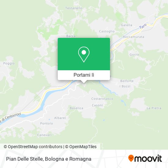 Mappa Pian Delle Stelle