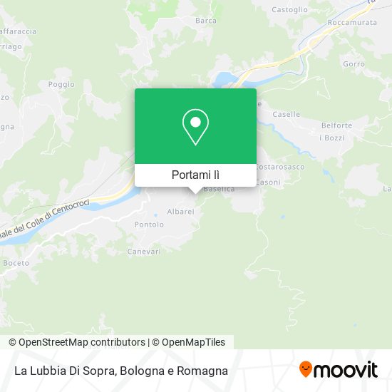 Mappa La Lubbia Di Sopra