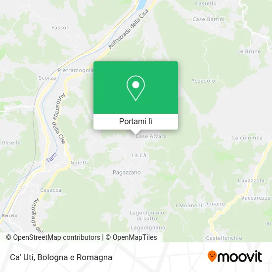 Mappa Ca' Uti