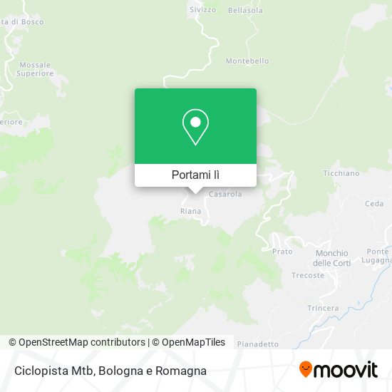 Mappa Ciclopista Mtb
