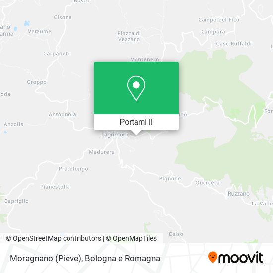 Mappa Moragnano (Pieve)