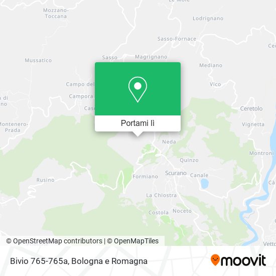 Mappa Bivio 765-765a