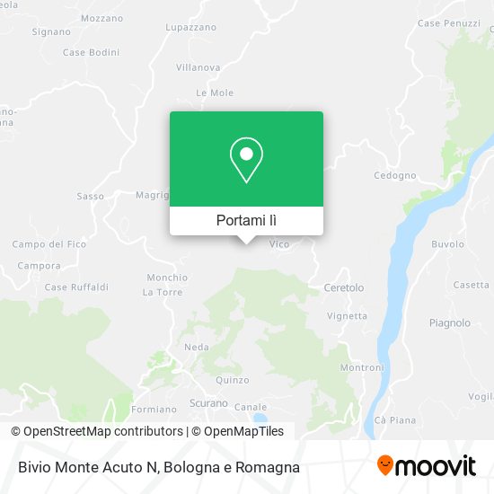 Mappa Bivio Monte Acuto N