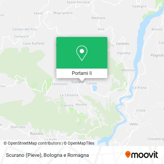 Mappa Scurano (Pieve)