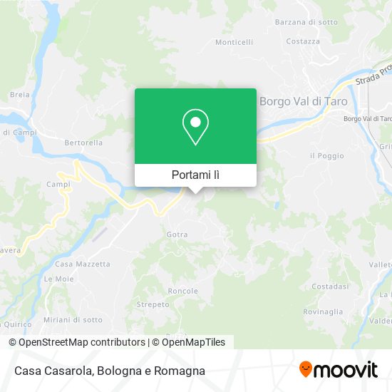 Mappa Casa Casarola