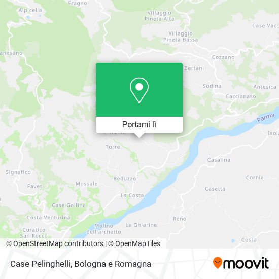 Mappa Case Pelinghelli