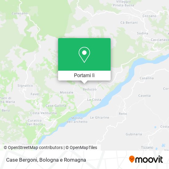 Mappa Case Bergoni