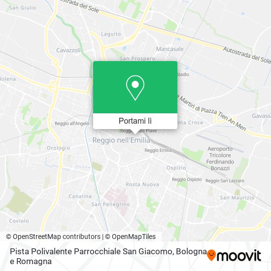 Mappa Pista Polivalente Parrocchiale San Giacomo