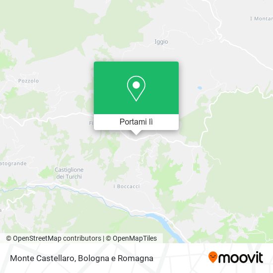 Mappa Monte Castellaro