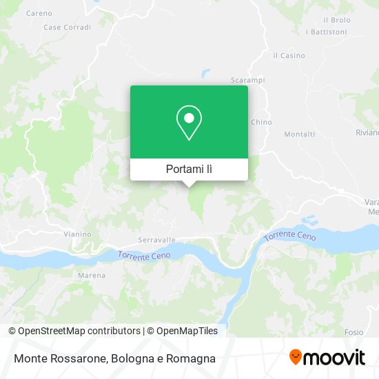 Mappa Monte Rossarone
