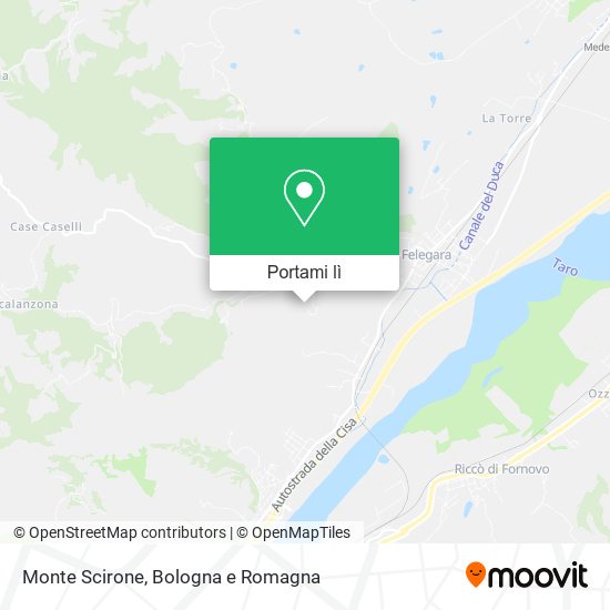 Mappa Monte Scirone