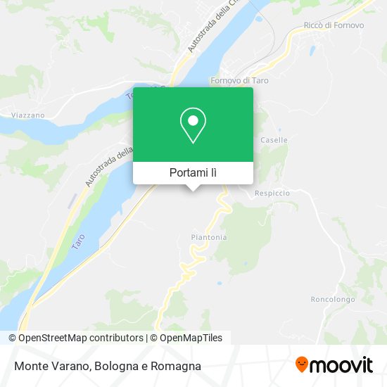 Mappa Monte Varano