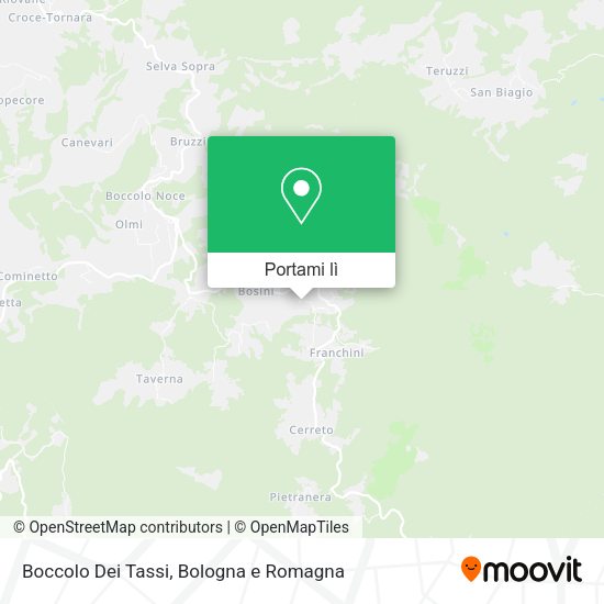 Mappa Boccolo Dei Tassi