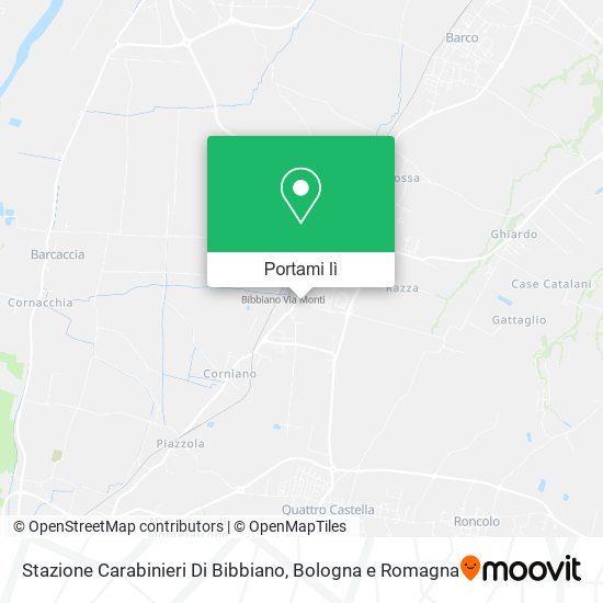 Mappa Stazione Carabinieri Di Bibbiano