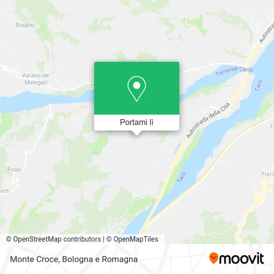 Mappa Monte Croce